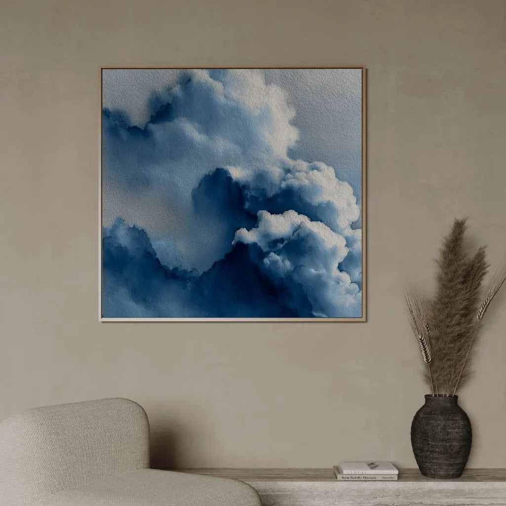 Tela incorniciata – Nuvole blu