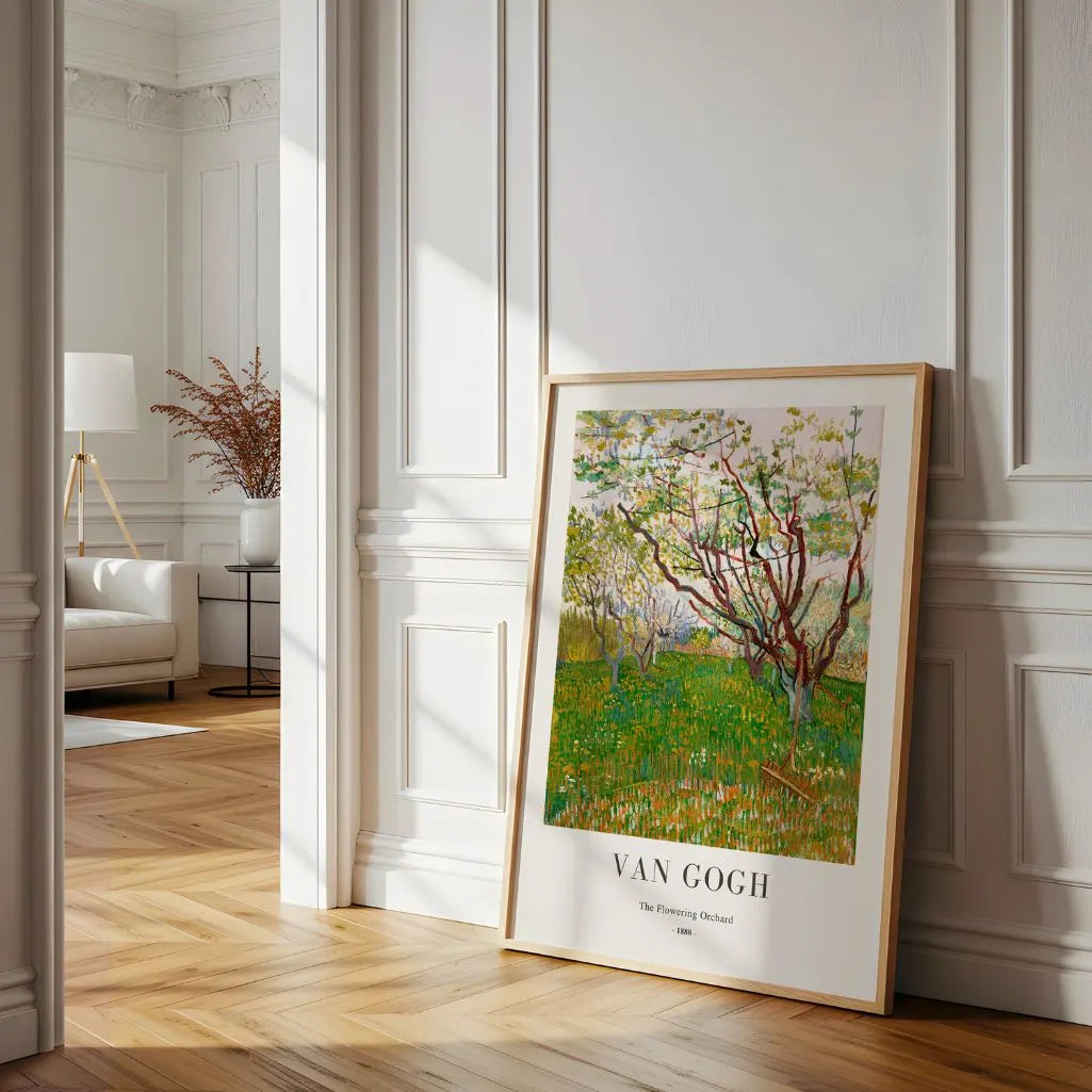 Vincent van Gogh Flowering Orchard Poster