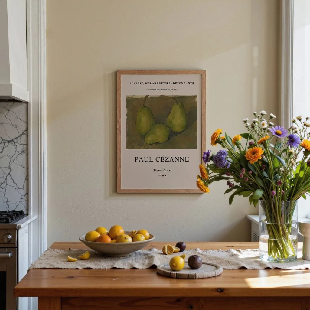 Paul Cézanne – Tre pere Poster