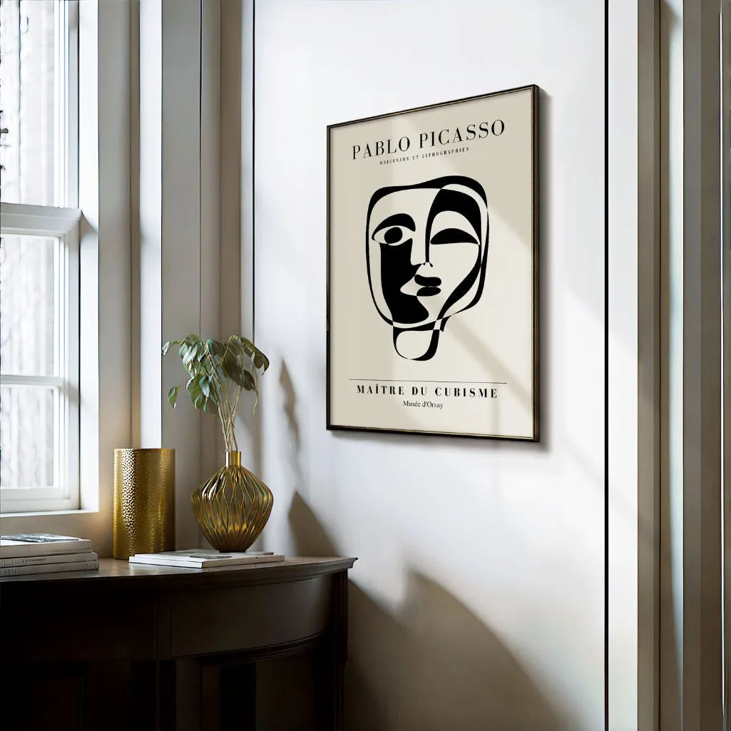 Poster ispirato a Pablo Picasso – Maschera dell’emozione