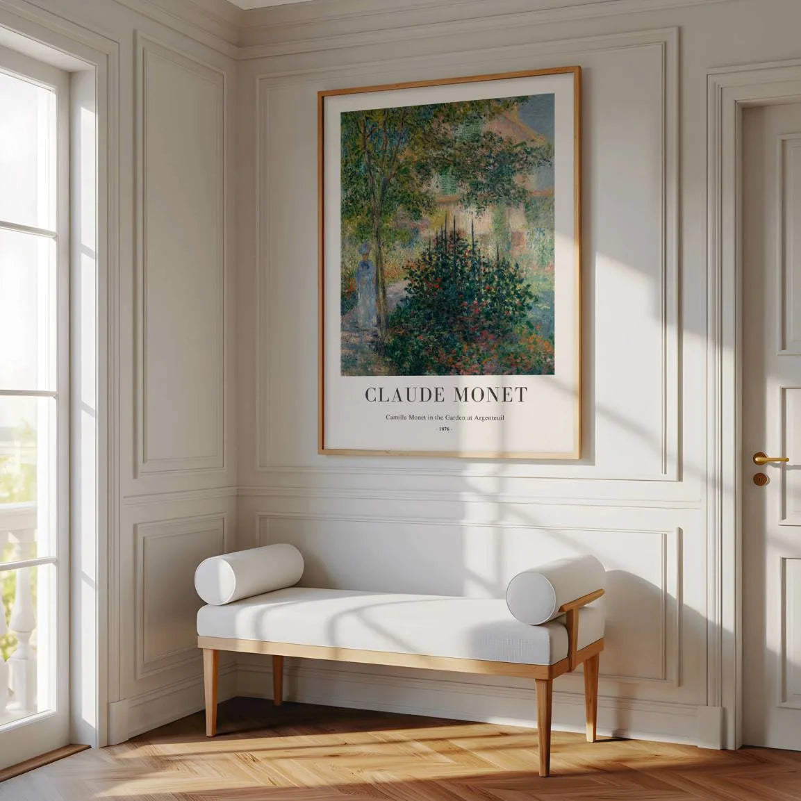 Poster Claude Monet – Camille nel giardino