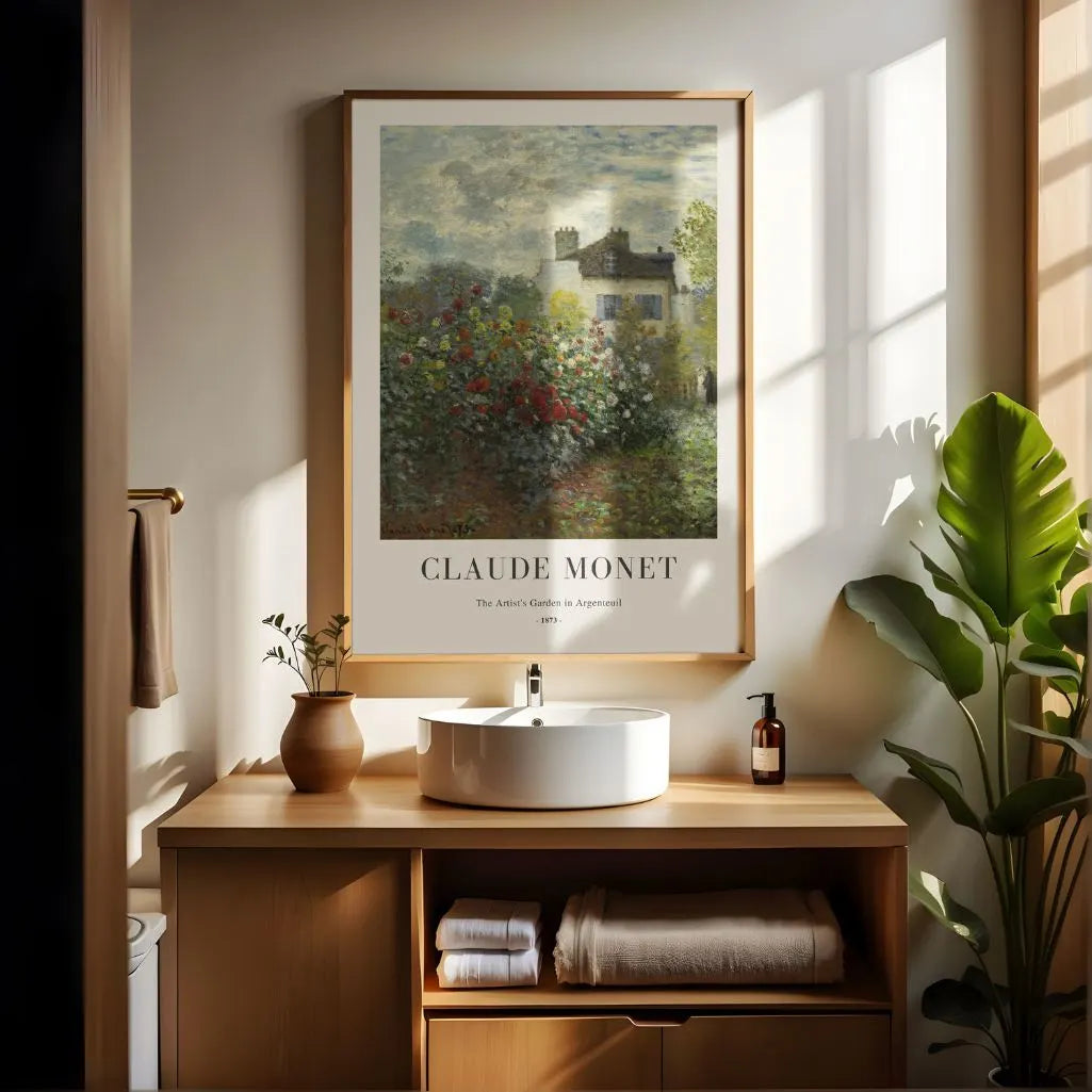 Claude Monet – Il Giardino dell’artista ad Argenteuil Poster