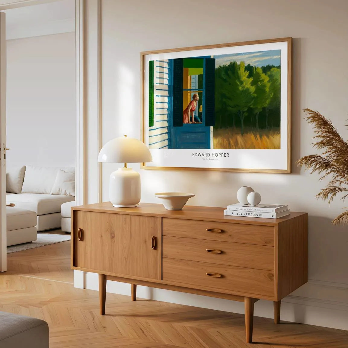 Edward Hopper Cape Cod Morning Horizontal Poster