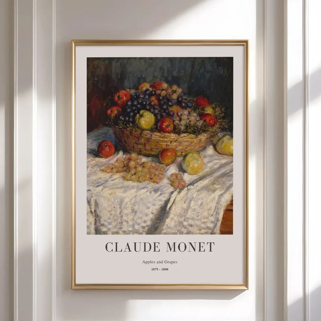 Claude Monet – Mele e uva Poster