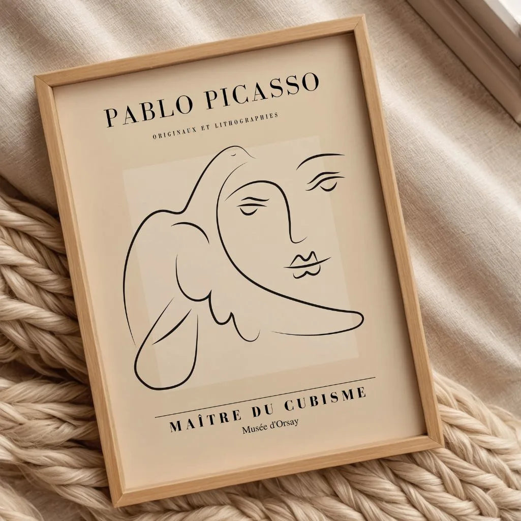 Poster ispirato a Pablo Picasso – Sguardo calmo