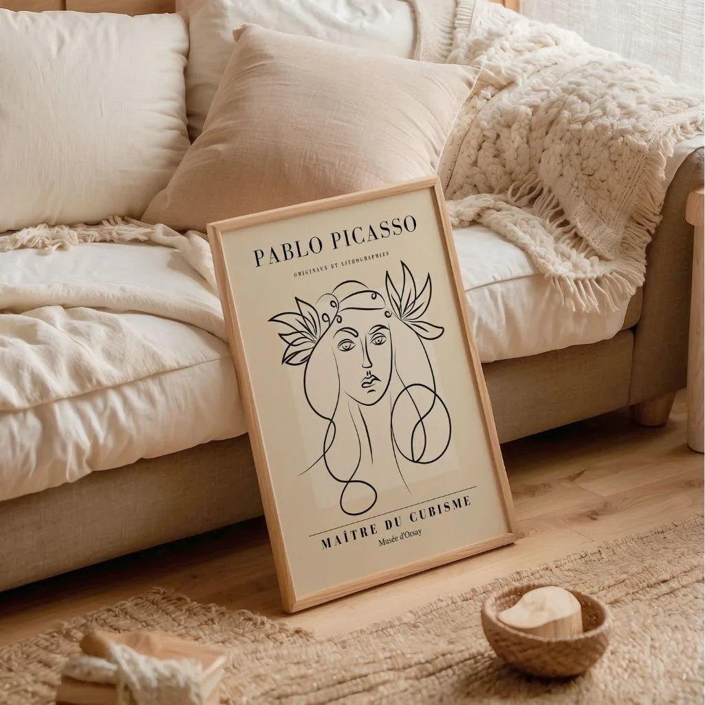 Poster ispirato a Pablo Picasso – Dea lineare