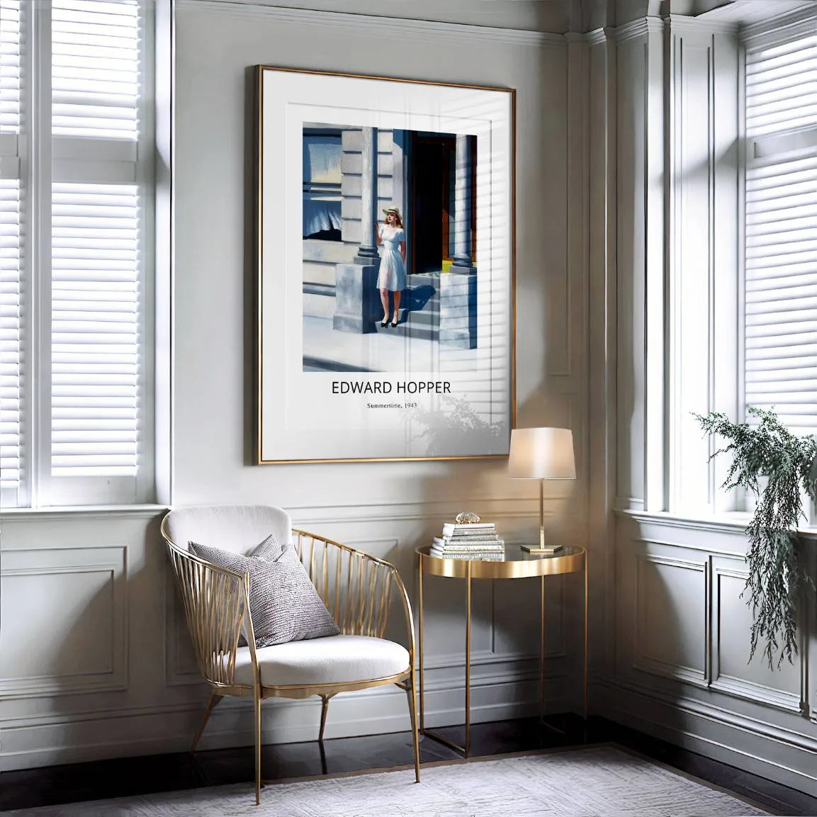 Edward Hopper Summertime 1943 Poster