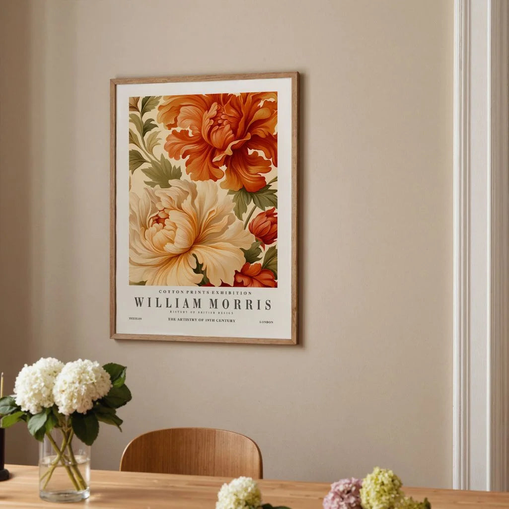 William Morris Autumn Flowers Poster