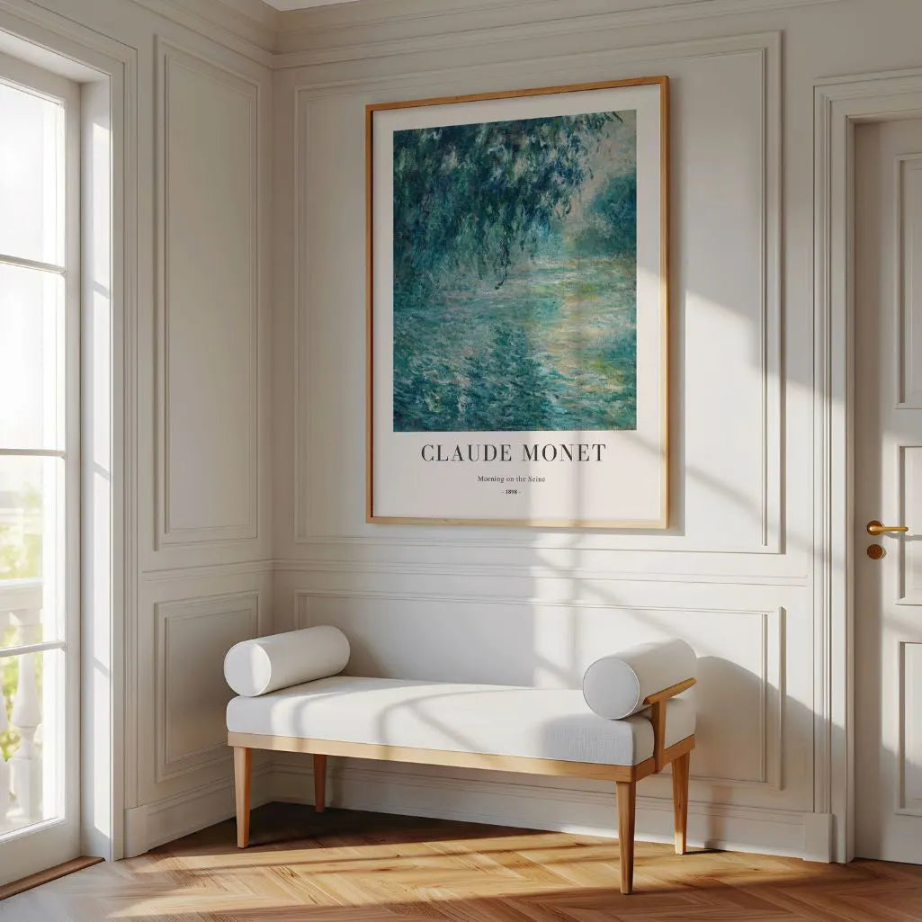 Claude Monet – Mattino sulla Senna (1898) Poster
