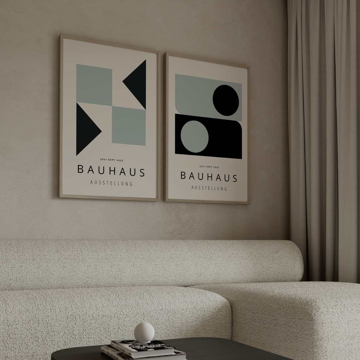 Poster – Geometria Bauhaus Set da 2