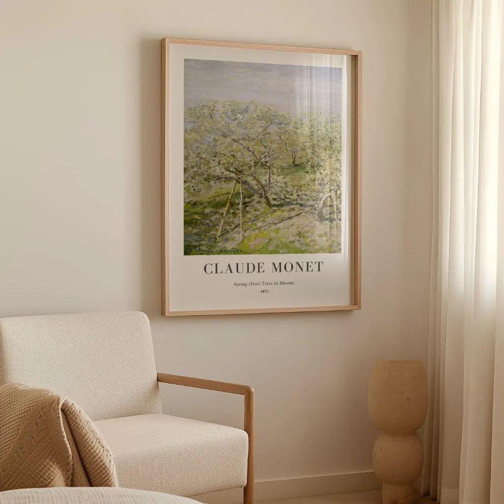 Claude Monet – Primavera (Alberi da frutto in fiore) Poster