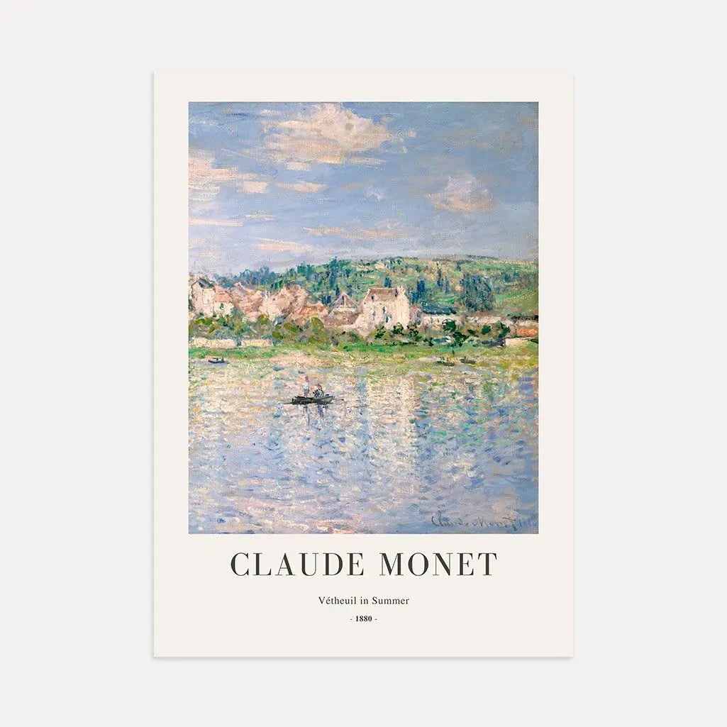 Claude Monet – Vétheuil in estate (1880) Poster