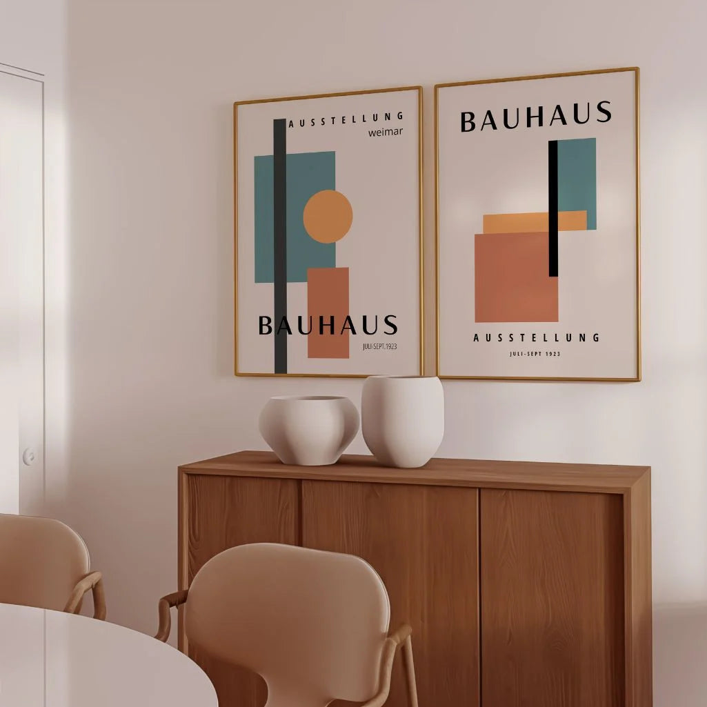 Bauhaus Forme Colori – Set di 2 poster
