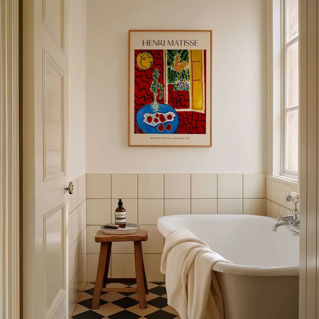 Henri Matisse Poster – Interno rosso