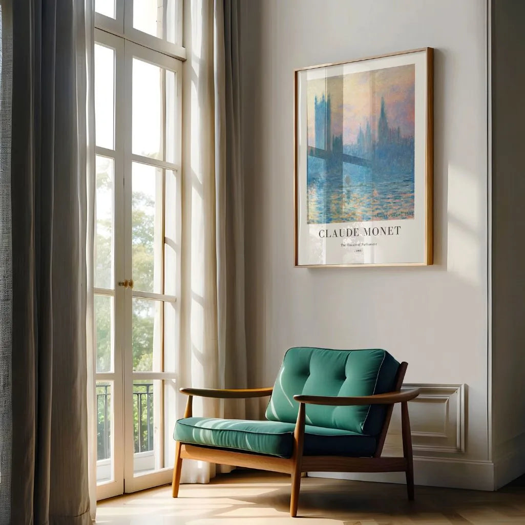 Claude Monet – Il Parlamento di Londra Poster