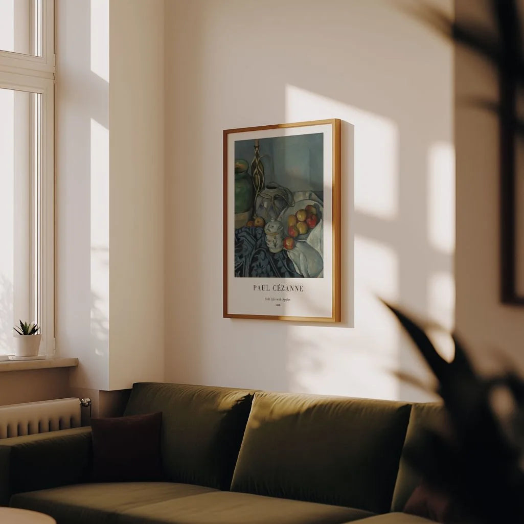 Paul Cézanne – Natura morta con mele Poster
