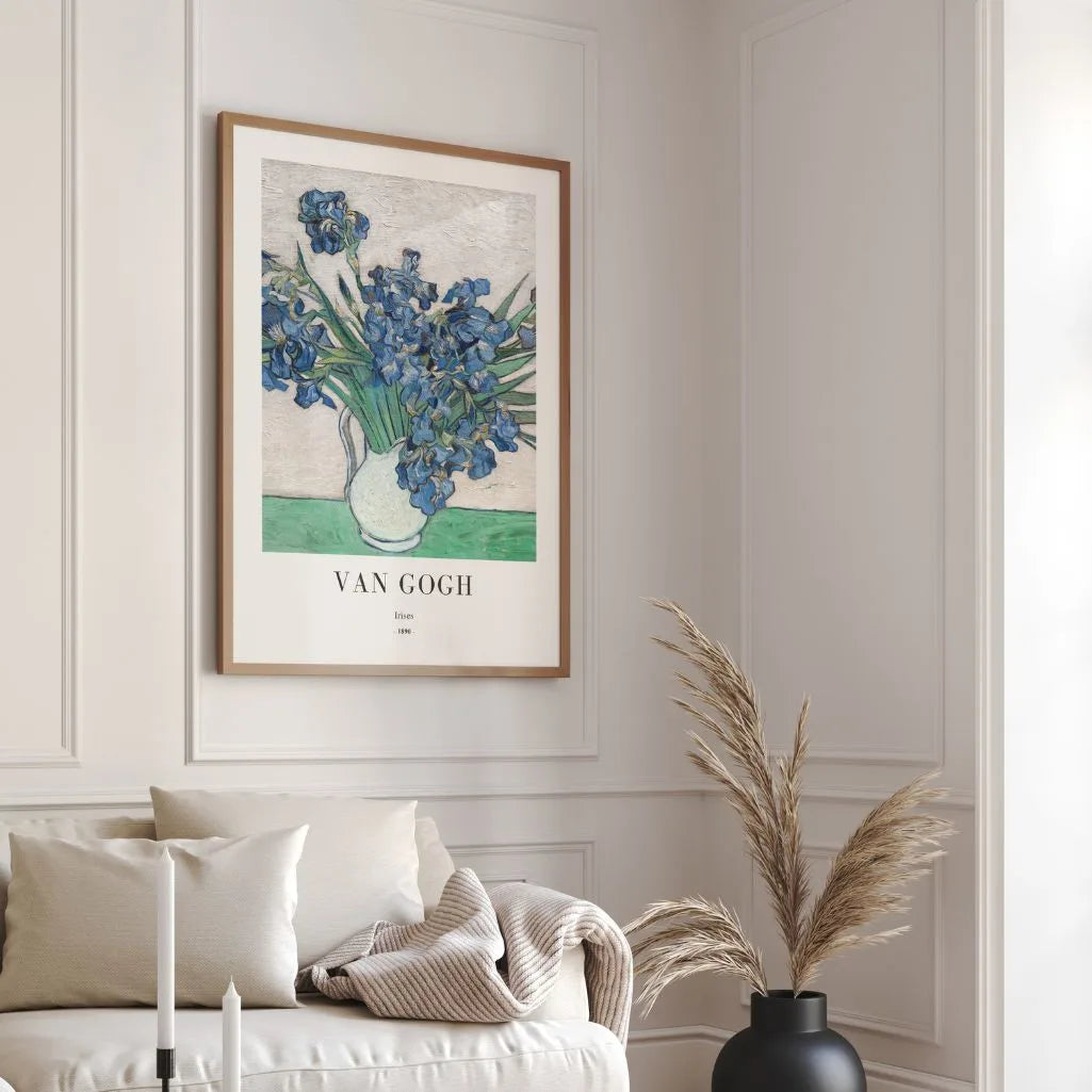Vincent van Gogh – Iris blu in un vaso Poster