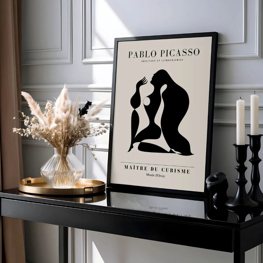 Poster ispirato a Pablo Picasso – Forma nera