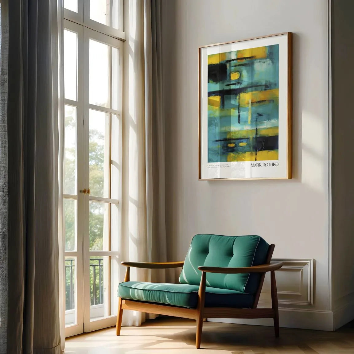 Rothko Golden Calm Poster