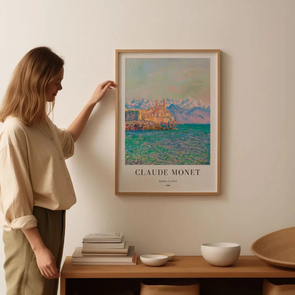 Claude Monet – Antibes, Il Forte Poster