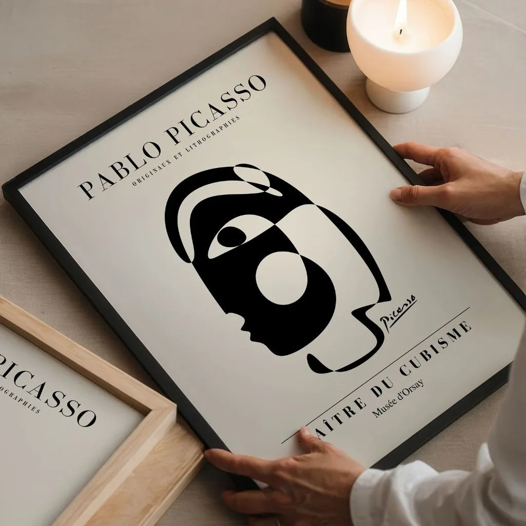 Poster ispirato a Pablo Picasso – Volto della geometria