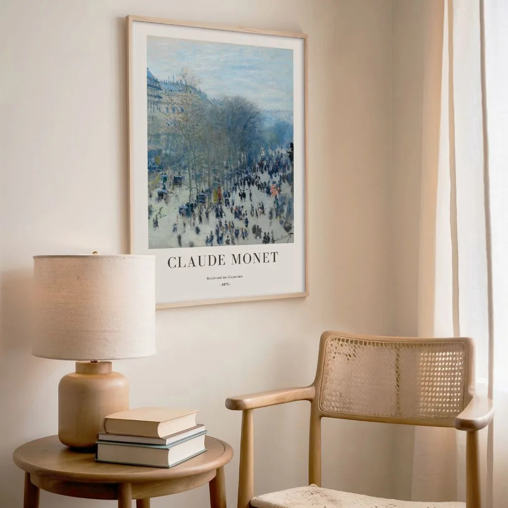 Claude Monet – Boulevard dei Capucines (1873) Poster