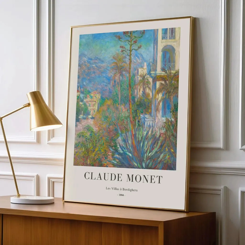 Claude Monet – Le ville a Bordighera Poster