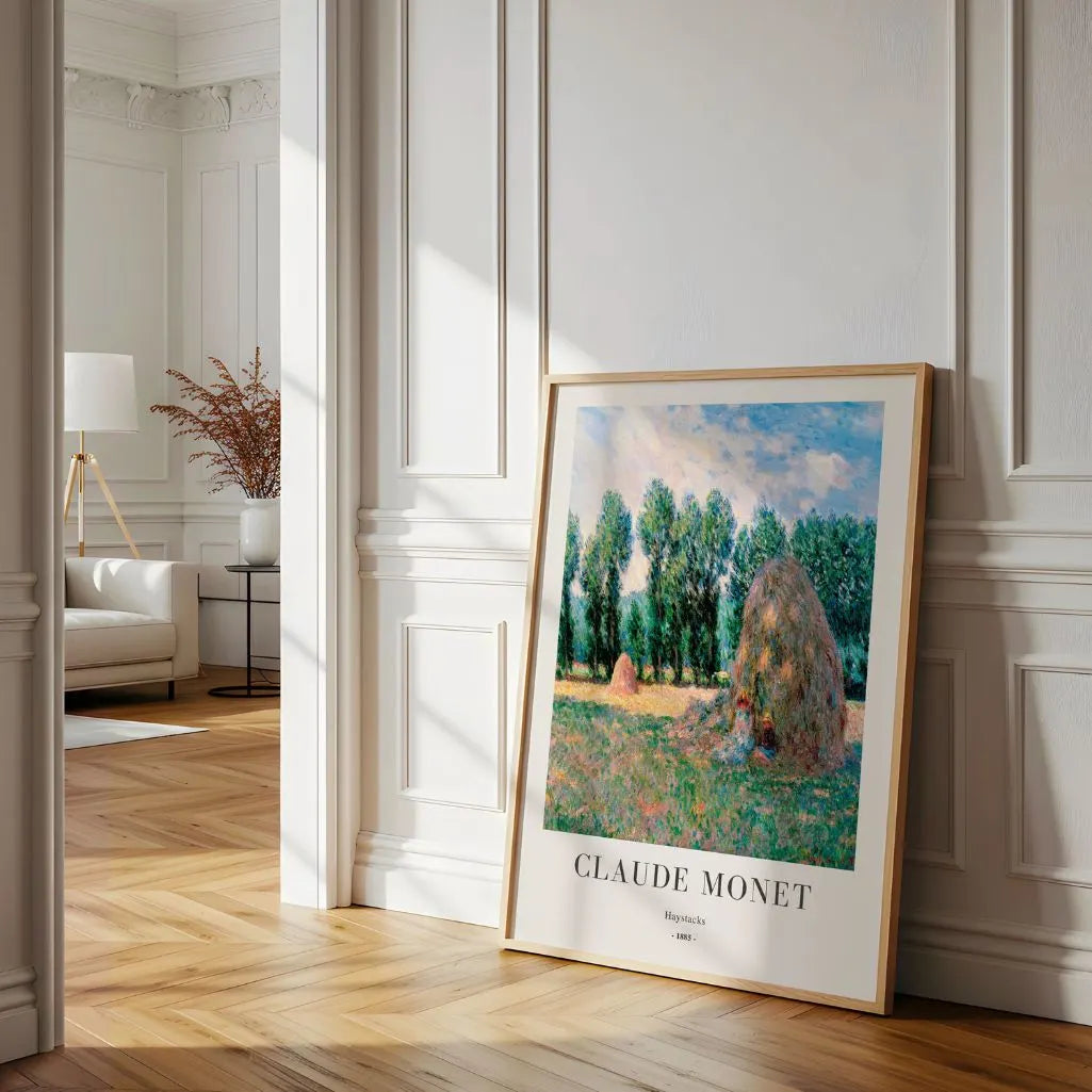 Claude Monet – Covoni di fieno Poster