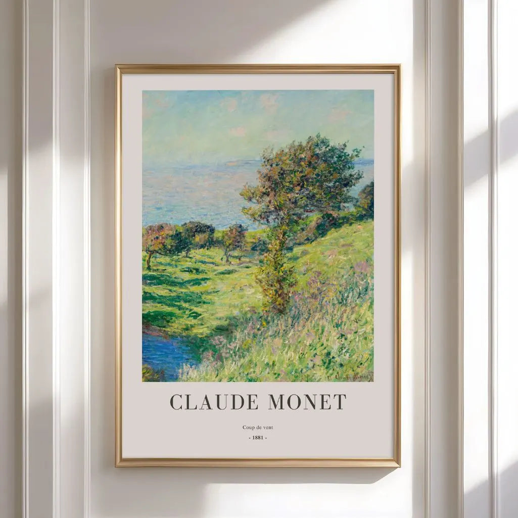 Claude Monet – Colpo di vento (1881) Poster