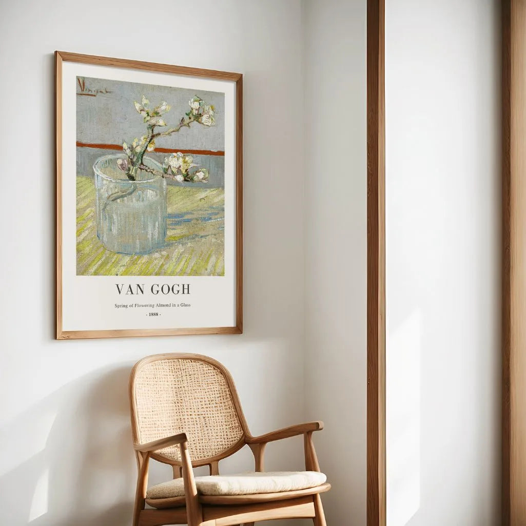 Poster Vincent van Gogh – Mandorlo in fiore in un bicchiere