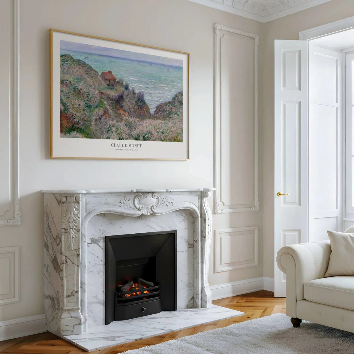 Poster Claude Monet – Capanna dei doganieri