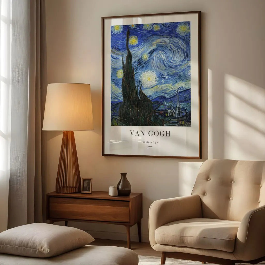 Poster Vincent van Gogh – Notte stellata