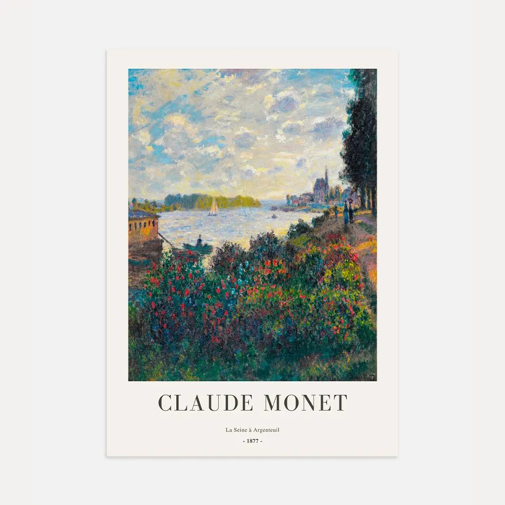 Claude Monet – La Senna ad Argenteuil (1877) Poster