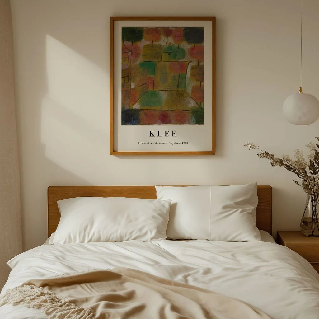 Paul Klee Tree and Architecture Rhythms Poster