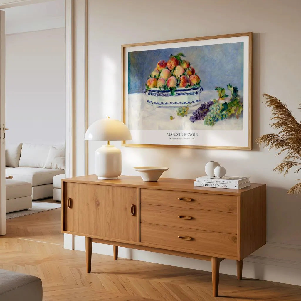 Auguste Renoir Peaches and Grapes Poster