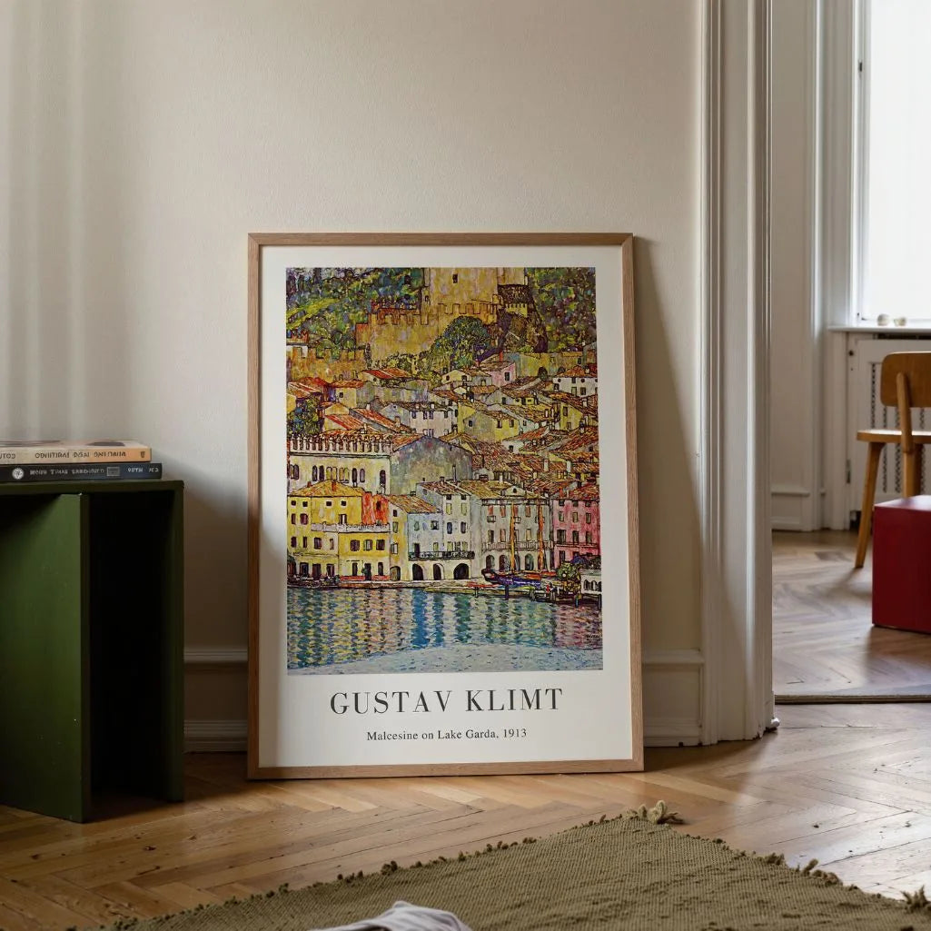 Gustav Klimt Malcesine on Lake Garda Poster