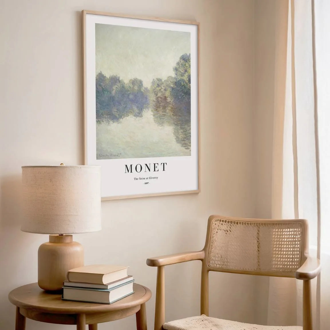 Monet Poster Nebbia