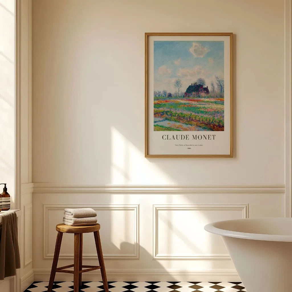 Claude Monet – Campi di tulipani a Sassenheim (vicino a Leida) Poster