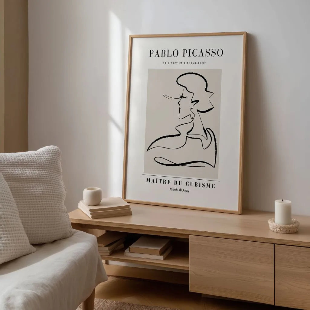 Poster ispirato a Pablo Picasso – Profilo d’artista