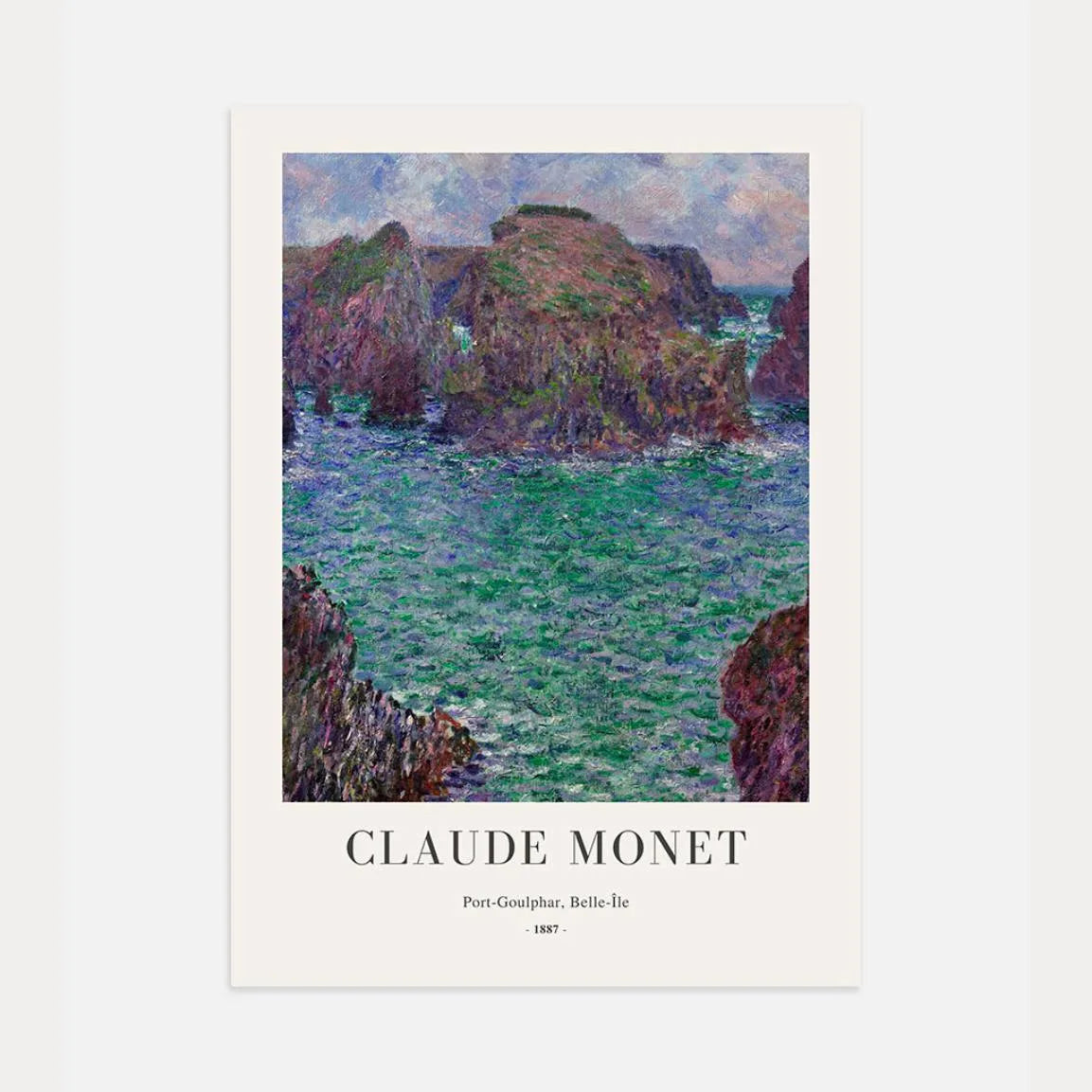 Poster Claude Monet – Port-Goulphar, Belle-Île