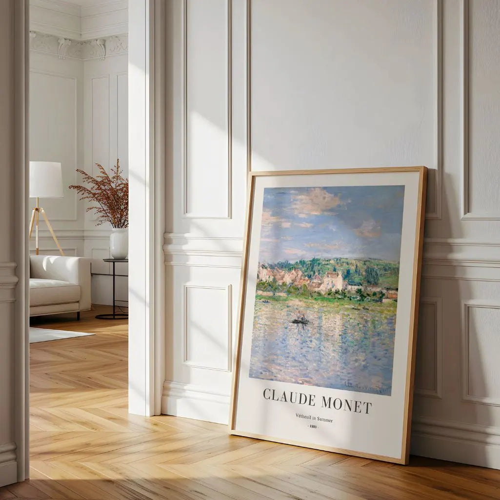 Claude Monet – Vétheuil in estate (1880) Poster