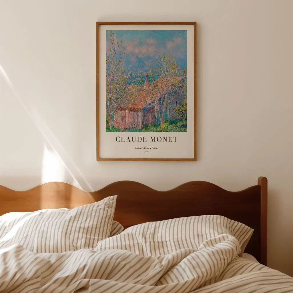 Claude Monet – Casa del giardiniere ad Antibes (1888) Poster