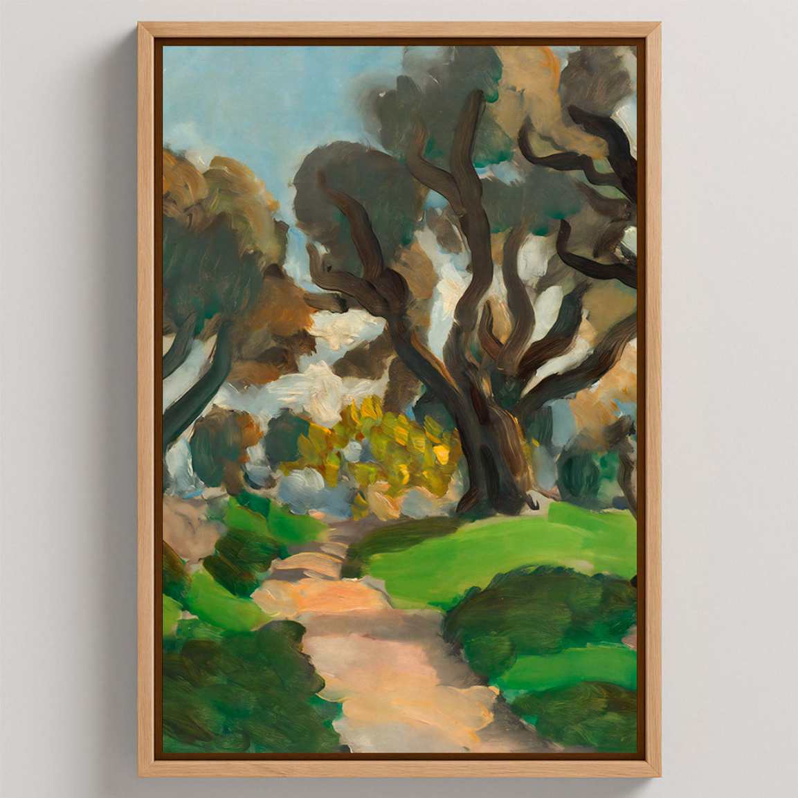 Framed Canvas Print Matisse Landscape