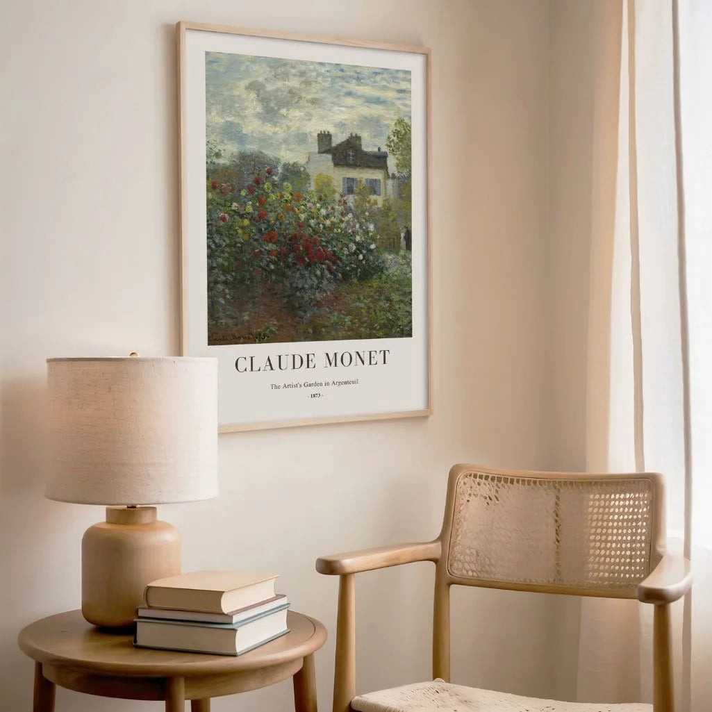 Claude Monet – Il Giardino dell’artista ad Argenteuil Poster