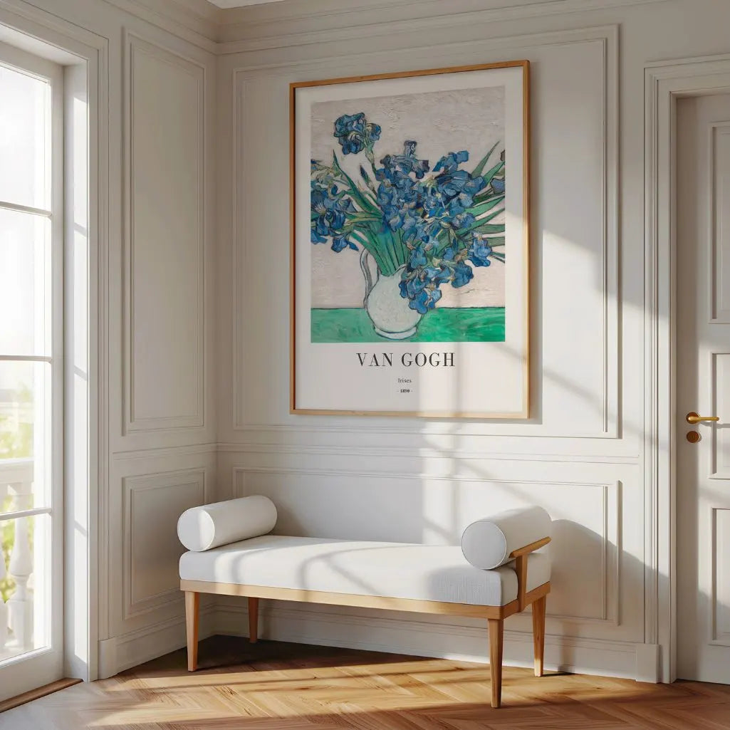 Vincent van Gogh – Iris blu in un vaso Poster