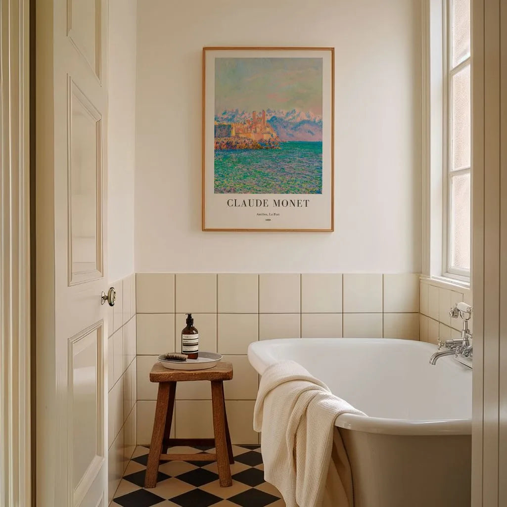 Claude Monet – Antibes, Il Forte Poster
