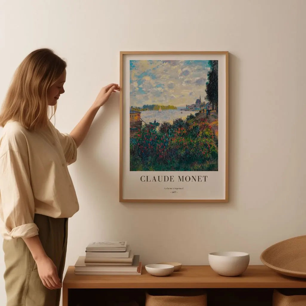 Claude Monet – La Senna ad Argenteuil (1877) Poster