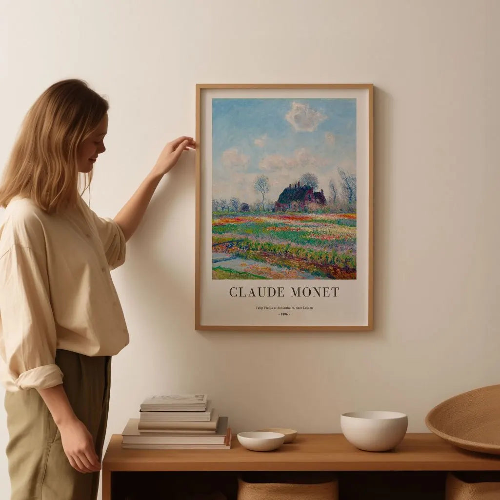 Claude Monet – Campi di tulipani a Sassenheim (vicino a Leida) Poster
