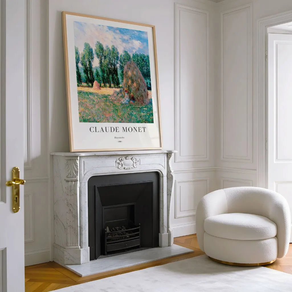 Claude Monet – Covoni di fieno Poster