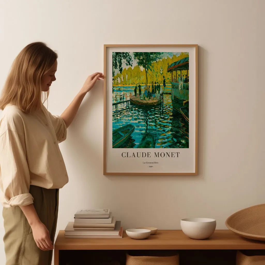 Claude Monet – Lo stagno delle rane Poster
